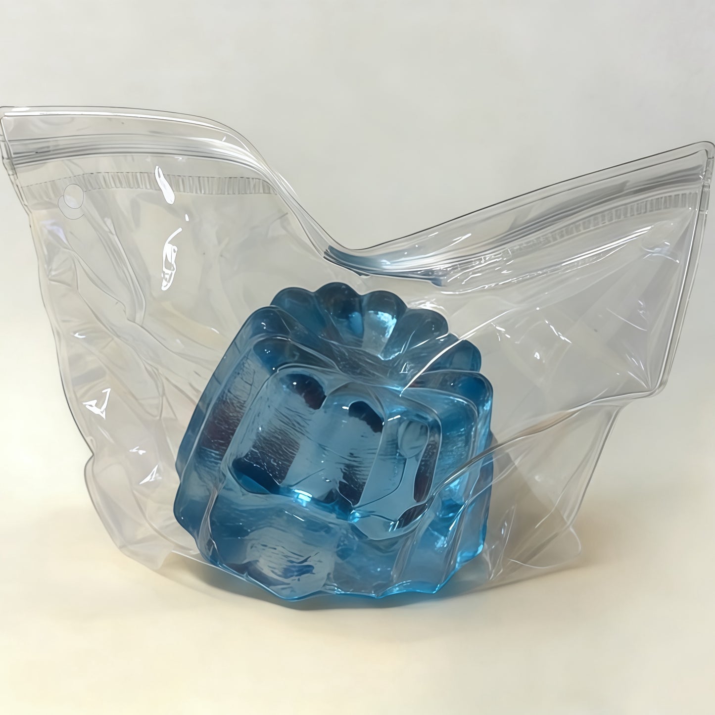 Glacier Jelly Canelé Squishy