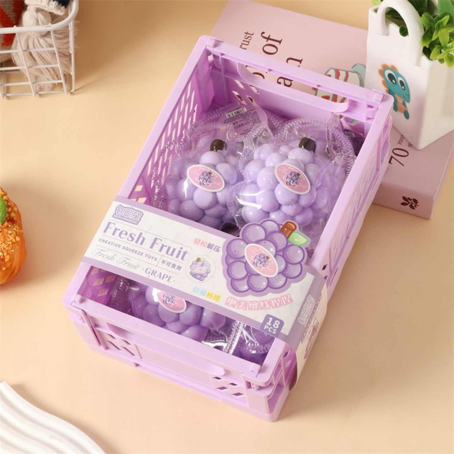 Purple Grapes Taba Squishy