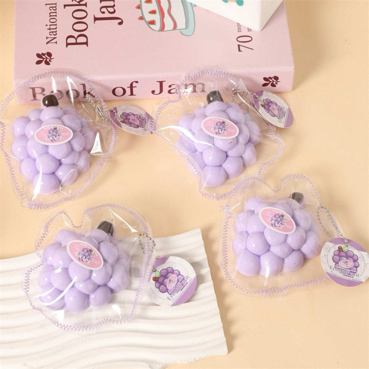 Purple Grapes Taba Squishy