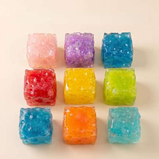 Rainbow ice cube Squishy